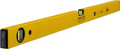 Produktbild von STABILA Wasserwaage Type 70, 90 cm, leichtes Alu-Profil, 1 Horizontal-Libelle, 1 Vertikal-Libelle, Germany