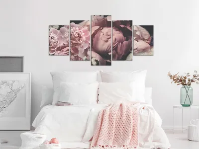 Produktbild von BLUMEN PÄONIEN Acrylglasbild Modern Wandbild Glasbilder Bilder b-C-0630-k-m