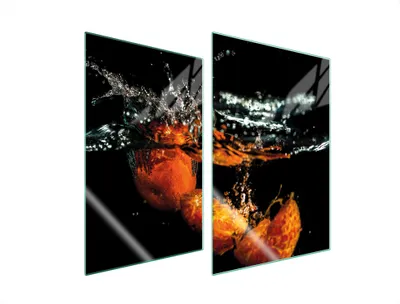Produktbild von Glasschutzplatte Für Küche 2X35X52 Obst