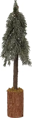 Zdjęcie produktu dla Miniaturowa sztuczna choinka na pniu, średnica 13 cm, wysokość 45 cm