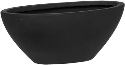 Produktbild von Blumentopf Dorant 32 x 13,5 x 13 cm, schwarz, Kunststoff, für Innenbereich