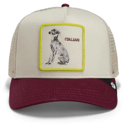 Zdjęcie produktu dla Czapka typu trucker Goorin Bros. OG Trucker Cap, model Core Mesh, kolor Shadow, wzór Italian Greyhound Scout