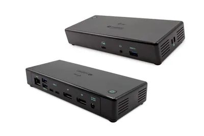 Obrázok produktu pre i-tec TB3CDUALDPDOCKPD, Kábel, Thunderbolt 3, 85 W, 3,5 mm, 10,100,1000 Mbit/s, Čierna