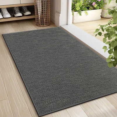 Image de Tapis de sol intérieur de 60 x 90 cm, antidérapant et absorbant