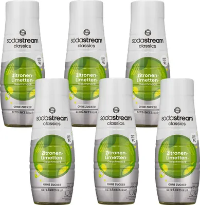 Obrázek produktu pro 6x SodaStream Lemon Lime Sirup bez cukru 440ml