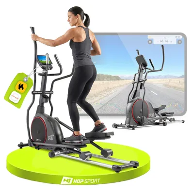 Obrázok produktu pre Hop-Sport Crosstrainer HS-095CF Eliptický trenažér Crosswalker sivý