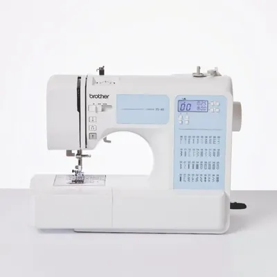 Image de Machine à coudre électronique BROTHER - FS40 - 40 points - 7 griffes - Blanc