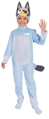 Bluey Plüsch Onesie Kostüm Kinder, offiziell, Gr. 5-7 Jahre