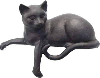 Produktbild von Skulptur Figur Harz Liegende Katze