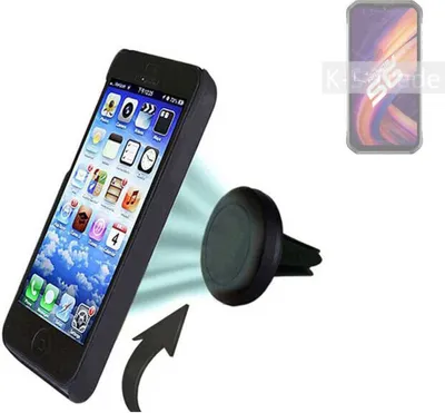 Produktbild von K-S-Trade Kompatibel mit Ulefone Armor 11 5G Auto Handy Halterung KFZ Halter Lüftungsgitterhalterung Air Vent mount Smartphone Halter