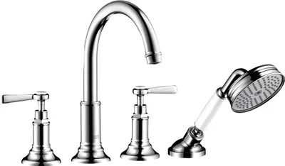 Produktbild von hansgrohe 4-Loch Fliesenrandarmatur AXOR MONTREUX DN 15, mit Hebelgriffen chrom
