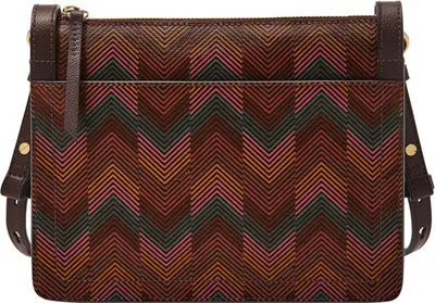 Produktbild von FOSSIL Leder Umhängetasche Taryn Crossbody Bag Harlow Multi Print mehrfarbig