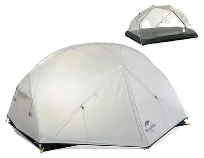 Immagine prodotto di Tenda da campeggio per 2 persone, ultraleggera, impermeabile, grigia