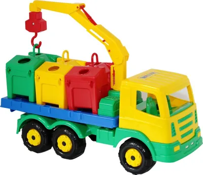 Image de WADER Super Truck Benne à ordures Conteneur Camion Camion benne 42 cm