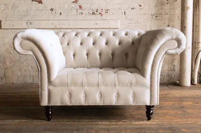 Produktbild von Chesterfield Sessel Fernseh Design Polster Sofa Couch Chesterfield Textil 1100