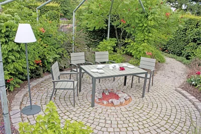 Produktbild von Garden Pleasure Sitzgruppe Olivia, anthrazit Holz, Metall, 5-teilig