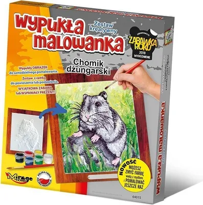Produktbild von Wypukła malowanka Futrzak - Chomik dżungalski