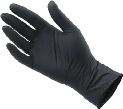 Produktbild von Nitrilhandschuhe schwarz „L” 8 % MwSt.