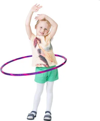 Produktbild von Glamour Kinder Hula Hoop, Ø80cm, Violett-Pink