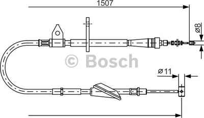 Produktbild von Bosch Seilzug, Feststellbremse  1 987 477 995