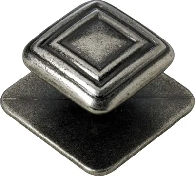 Produktbild von Hettich Möbelknopf Zinkdruckguss brüniert 45,0 x 45,0 mm - 1 Stück