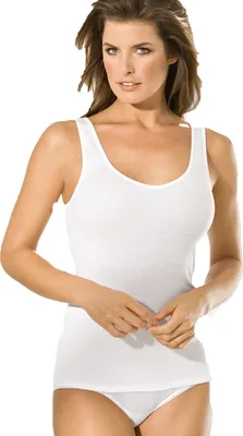 Produktbild von 5 Stück Achselhemd Nelly SPEIDEL Basic Damen Unterhemd Top – Größe 44 weiß