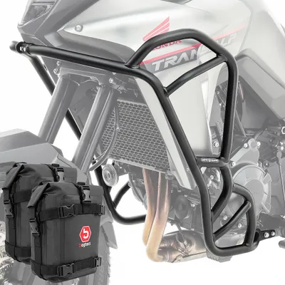 Produktbild von Set Sturzbügel + Taschen für Honda Transalp XL 750 23-25 Motoguard KT1