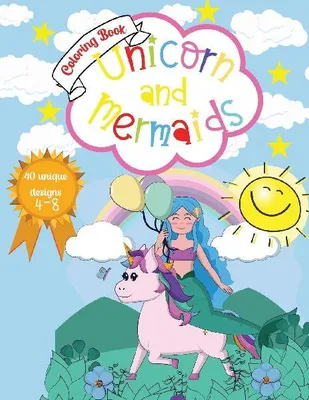 Produktbild von Unicorn and Mermaids Coloring Book