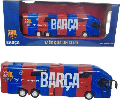 Produktbild von van der Meulen Spielzeugbus FC Barcelona Modellauto 1:50 rot