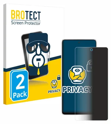 Produktbild von 2x BROTECT Sichtschutzfolie für Samsung Galaxy A53 5G Anti-Spy Privacy Sichtschutz Blickschutz Folie Blaulicht-Schutz