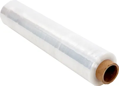 Produktbild von LOGIC PACK Stretchfolie Palettenfolie Wickelfolie 250 m lang Folie für Möbel & Umzug, Transparent, 1 Rolle, 50 cm Breite 2,5 kg