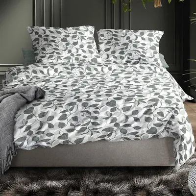 Produktbild von Irisette Edel-Feinbiber Bettwäsche Koala salbei 8588 135x200 cm + 80x80 cm