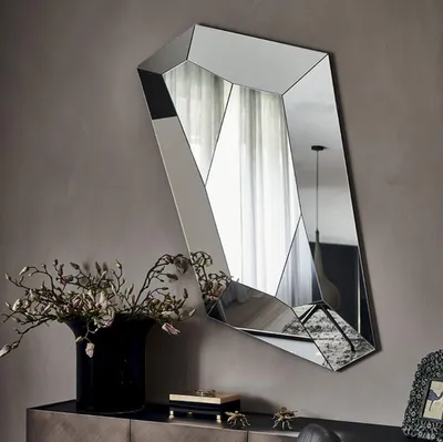 Produktbild von Casa Padrino Luxus Spiegel 100 x 6 x H. 160 cm - Edler Wandspiegel mit verspiegeltem Rand - Luxus Möbel