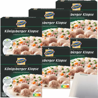 Produktbild von Wingert Königsberger Klopse 6er Pack (6x400g Packung) + usy Block