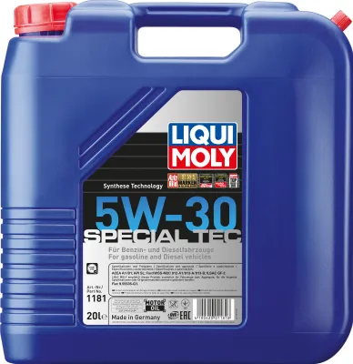 Produktbild von LIQUI MOLY Special Tec für 5W-30 20 Liter Motoröl Motorenöl Synthetisch WSS-M2C912-A1 WSS-M2C913-A WSS-M2C913-B Öl