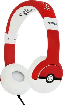 Obrázek produktu pro OTL Technologies Pokémon Pokéball, Kabel, Hudba, 20 - 20000 Hz, 90 g, Sluchátka, Červená