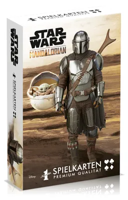 Produktbild von Number 1 Spielkarten Mandalorian Baby Yoda Kartenspiel Karten Spiel Fanartikel