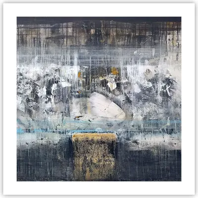 Produktbild von Poster - Poster ohne Rahmen - Abstraktion modern - 50x50 cm - Wand Bild - Wanddeko - Wandbilder - Kunstposter - Wandposter - Bilder - Kunstdruck - Wanddekoration - Wandbild - P2XAC50x50-3474