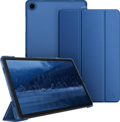 Produktbild von Fintie Hülle für Samsung Galaxy Tab A9 Plus 11 Zoll 2023, Ultradünn Schutzhülle mit Translucent Rückseite Cover mit Auto Schlaf/Wach Funktion für Samsung Tablet A9+ SM-X210/X216/X218, Navy