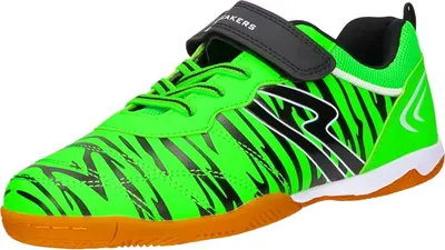 Produktbild von Sneakers Kinder-Sportschuh-Hallenschuh-Indoorschuh Grün-Schwarz, Farbe:grün, EU Größe:38