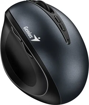 Immagine prodotto di Genius Ergo 8300S/Verticale/Ottico/Destro/1 600 DPI/Usb senza fili/Nero-Grigio