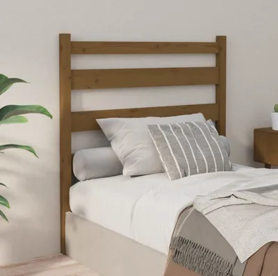 Produktbild von vidaXL Kopfteil Honigbraun 96x4x100 cm Massivholz Kiefer - Kopfteil - Kopfteile - Bettkopfteil - Holzkopfteil