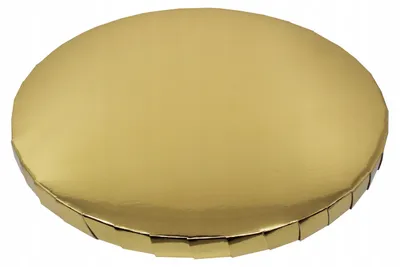 Produktbild von DesignPack Goldene Tortenunterlage Styrodur 30cm Dick