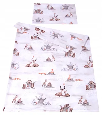 Produktbild von BabyLux Kinder Bettwäsche Set 100x135 cm Baumwolle Frühling