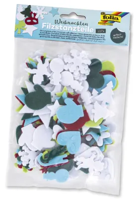 Produktbild von Folia 5265, Bastelset für Kinder, Filz, Mehrfarbig, 117 Stück(e)