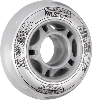 Productafbeelding van Skateboardskeel 72x24mm, 82A, transparant (verpakking van 4 stuks)