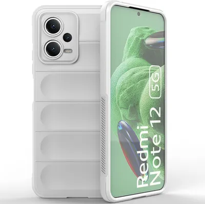 Produktbild von Redmi Note 12 5G Hülle, Weich TPU Silikon Stossfest Anti-rutsch Schutzhülle für Xiaomi Redmi Note 12 5G Weiß