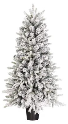 Produktbild von Black Box Trees Grimshaw Künstlicher Weihnachtsbaum im Topf - H120 x Ø55 cm - Grün