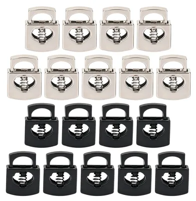 18 Druckknopfverschlüsse für Armbänder, Kingkordeln & Uhrenaccessoires