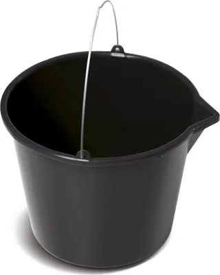 Image de Vědro stavební s nálevkou BUCKET - objem: 12 l, barva: černá